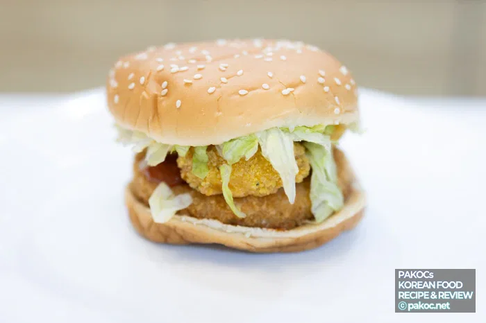 야채 부실한 버거 비교