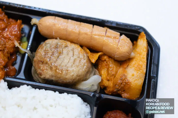 Composición de almuerzo alto en proteínas y grasas