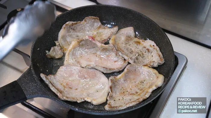 Cooking until the seasoning reduces