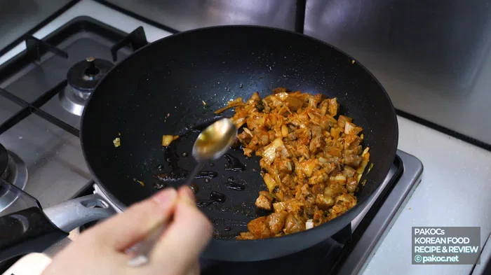 あっさりした味キムチチャーハン
