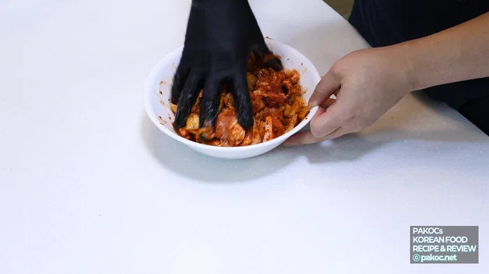돼지고기 삼겹살 g 김치 준비