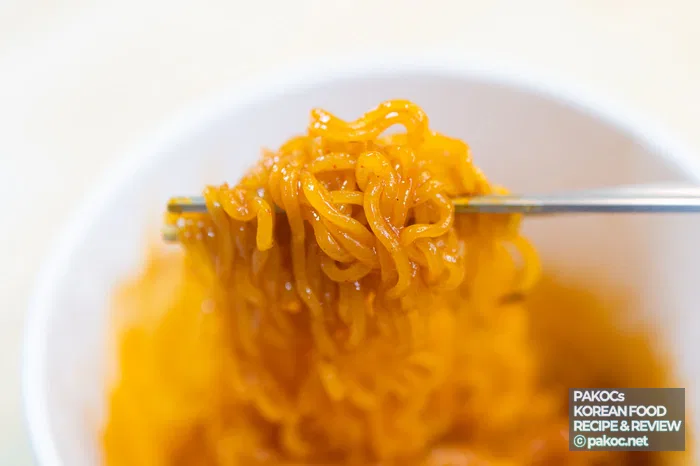 ピリ辛甘いソースイカ炒め麺写真