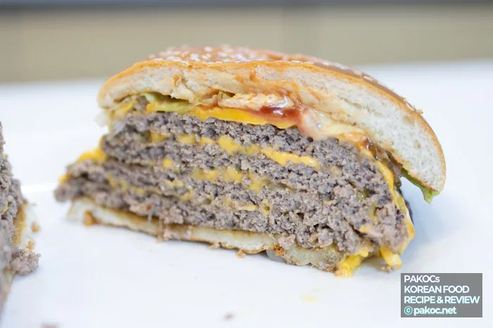 Burger Single Item Price Information