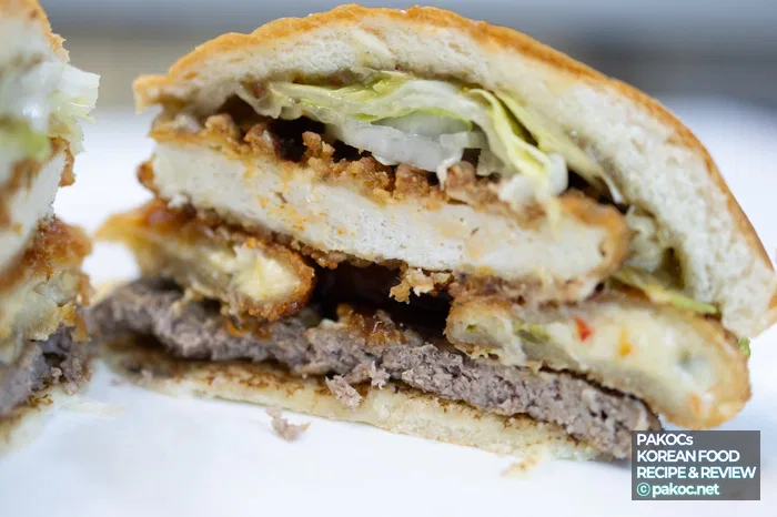 Características de la hamburguesa con variación de salsa
