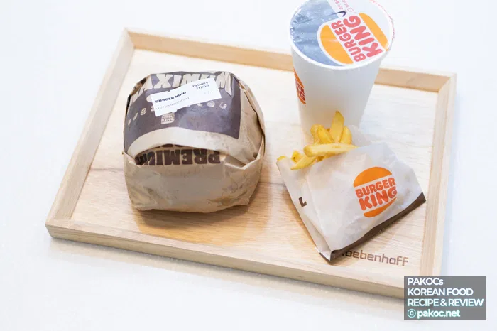 Burger King Stacker Menu Visual