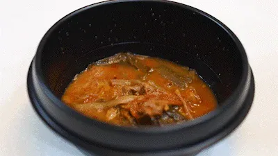 조리 완료 국밥 사진