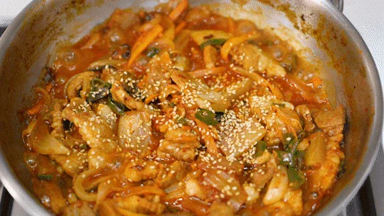 삼겹살 김치 양념 잘 버무리기
