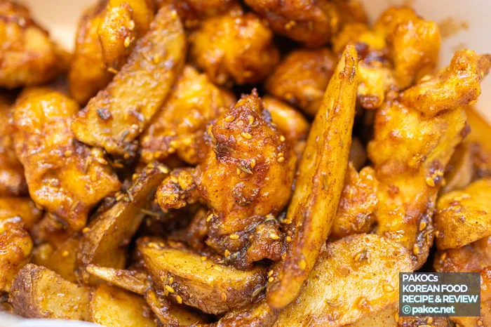 Comparación de salsas del nuevo menú de 60계치킨