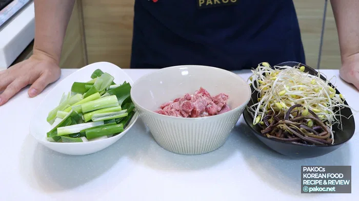 야채 건더기 사진