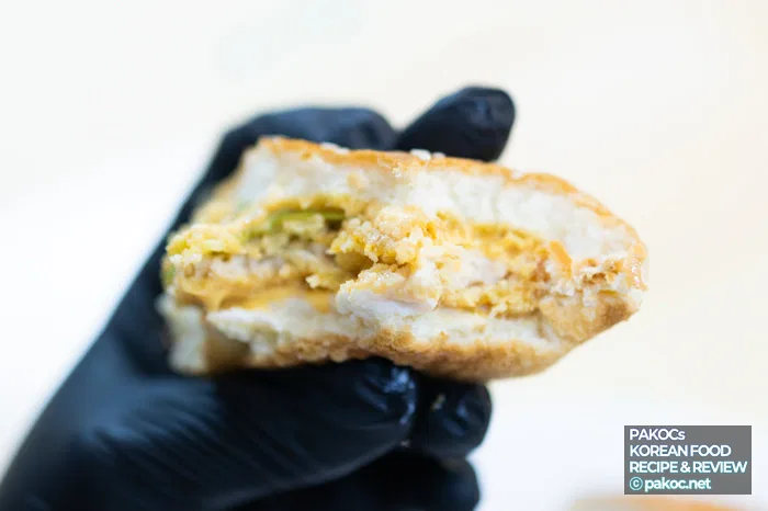 Información de precio de la hamburguesa de queso ricotta