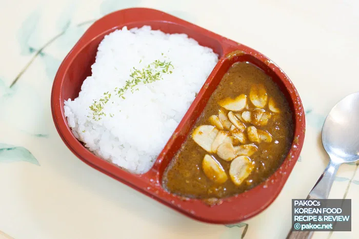 Componentes del curry de cerdo auténtico
