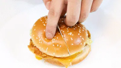 Recomendación de revisión de la hamburguesa de queso ricotta
