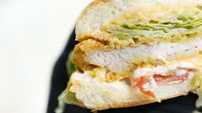Información detallada de la composición de la hamburguesa