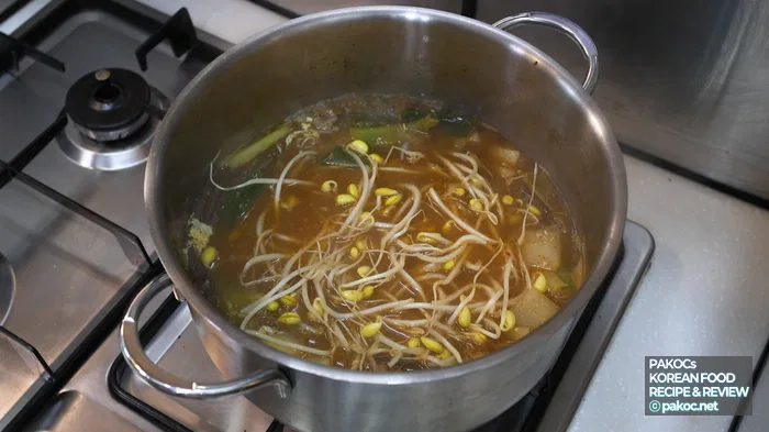 육개장 재료 모음 사진