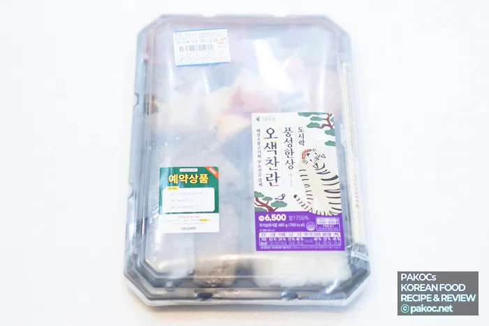 Almuerzo Osaekchanran Pungsonghansang de Seven Eleven