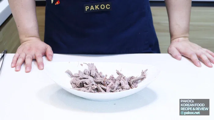 肉なしで煮たスープ