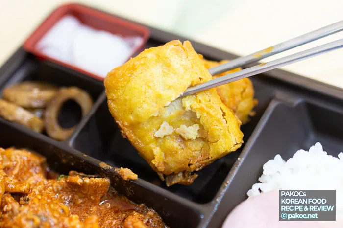 한돈김치제육 구성 메뉴
