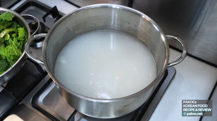 野菜が豊富な解酲スープ