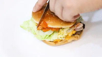 Beef Burger Coleslaw Taste Harmony