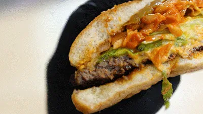 Edward Lee Beef Burger Recommended Menu