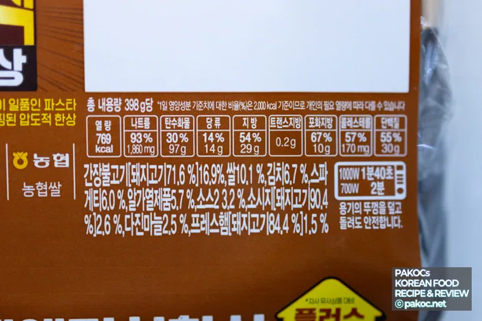 Lunchbox Menu Price Comparison