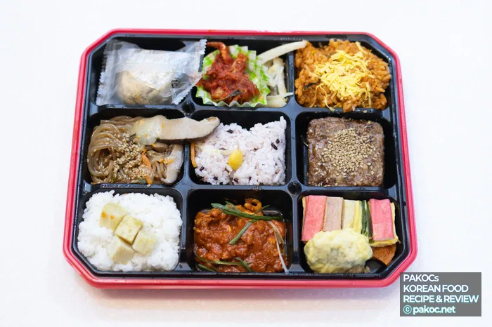 잡채 반찬 편의점 도시락