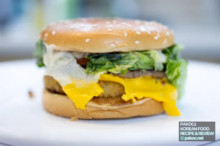 ハンバーガー構成レタストマト