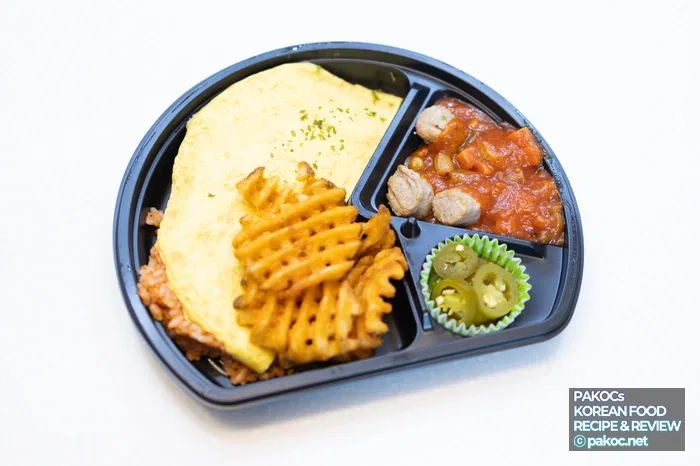 Omurice set meal experience review