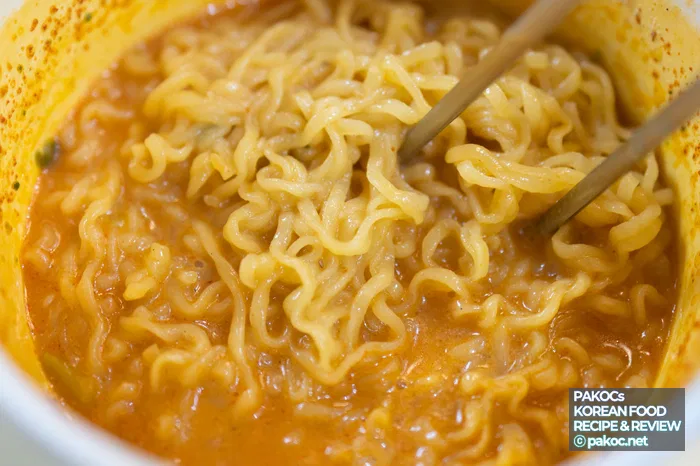 Spicy Cream Jjamppong Cooking Method Photo