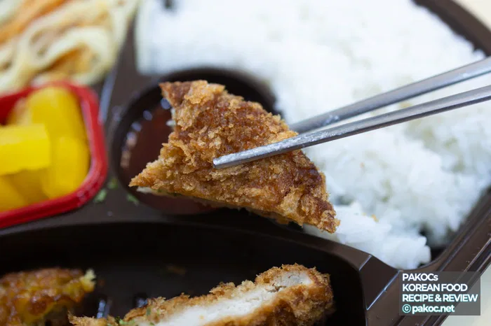 매운 돈까스 리뷰 결과