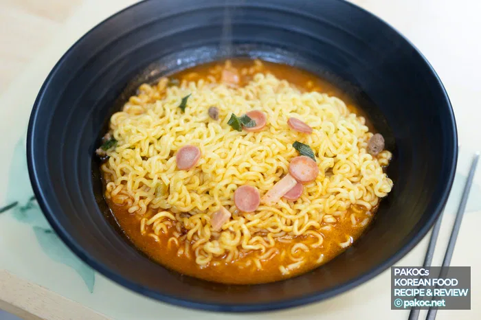 Experiencia del ramen de budae jjigae de Harim