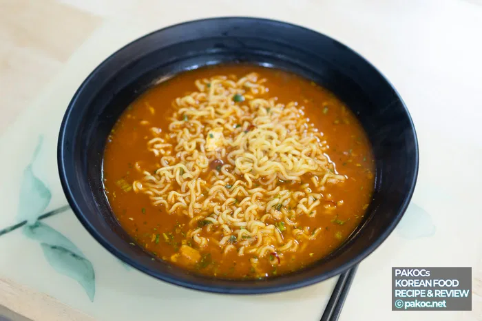 라면 포장 디자인 소개