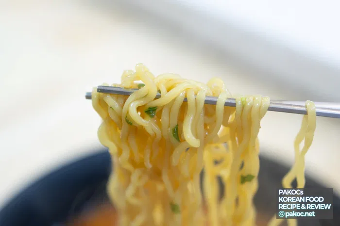 라면 구성 특징 사진