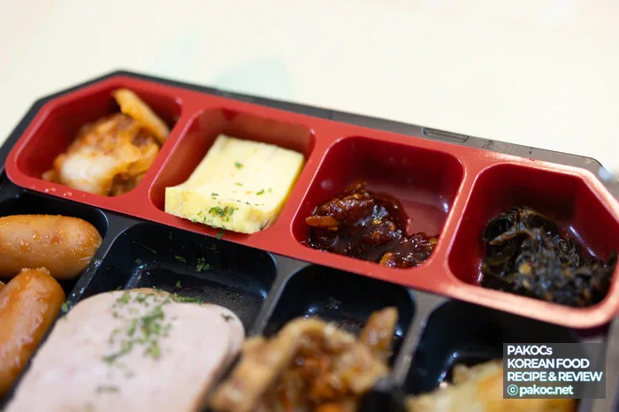 한상 메뉴 형태 구성