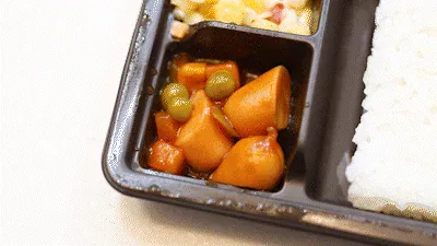 ジェユク＆カツ弁当レビュー写真