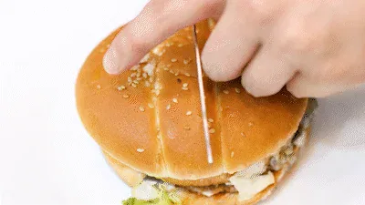 ハンバーガーレビュー動画体験