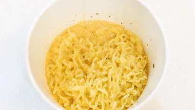 カップラーメン調理方法案内