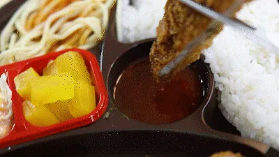 매운 소스 도시락 리뷰