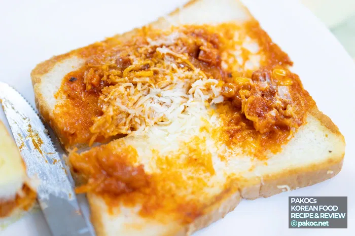 ペパロニハムトースト材料