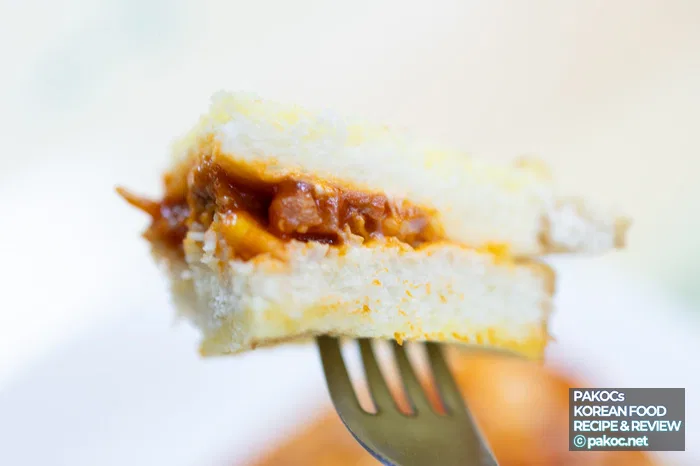 ハムチーズトースト構成