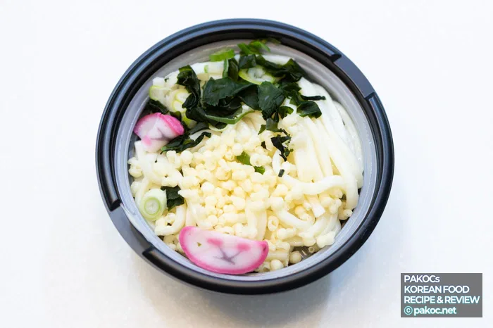 Recomendación de udon tipo bento de tienda de conveniencia