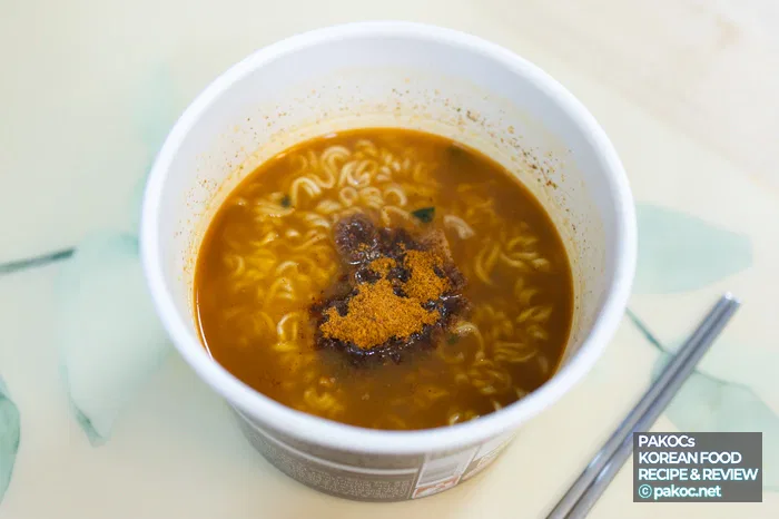 농심 컵라면 맛 비교