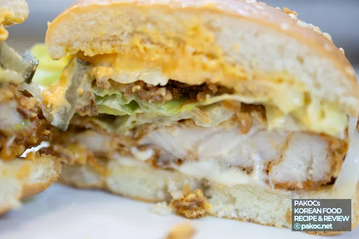 Comparación del tamaño del filete de pollo