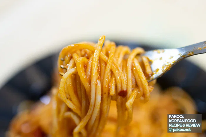 Comparación de sabor de la pasta arrabbiata con Spam