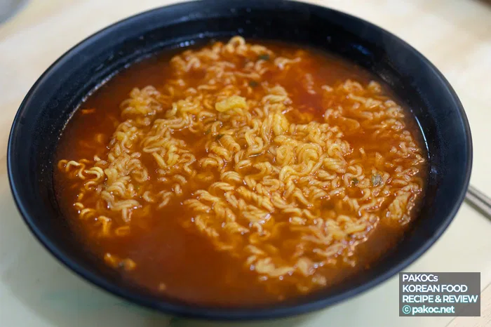 Información sobre la composición de la reseña del ramen
