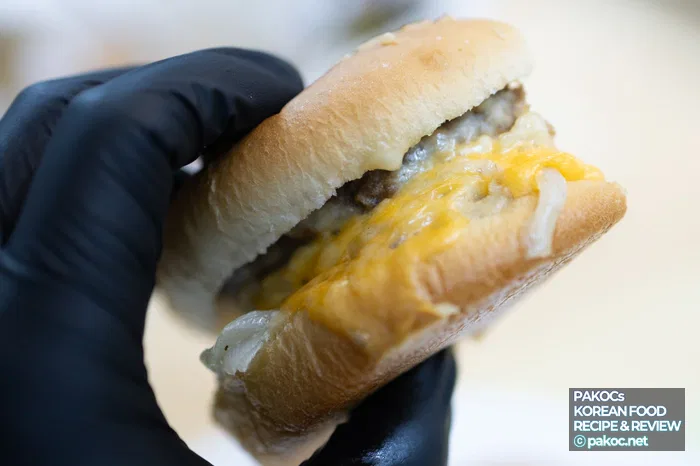 트러플 머쉬룸 더블버거 소스 맛