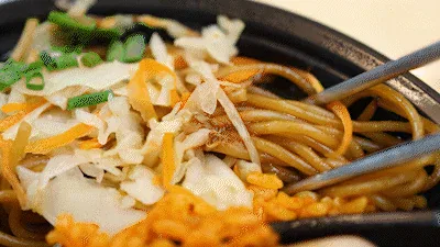 Evaluación del sabor del bento de tienda de conveniencia