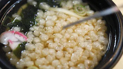 Análisis de la composición de toppings de tempura