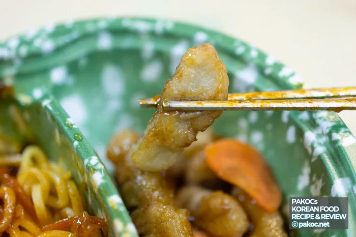 Comparación de precios de jajang y tangsuyuk