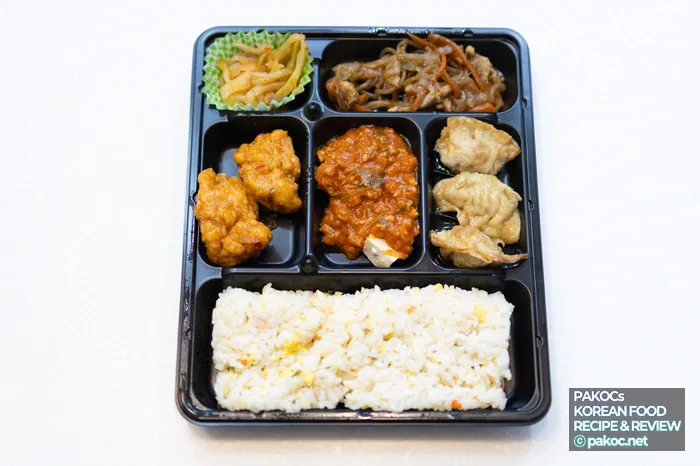 Recomendación de bandeja estilo comida china